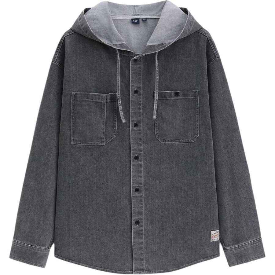 GAP GAP Denim Jackets Men's Hooded Moderate