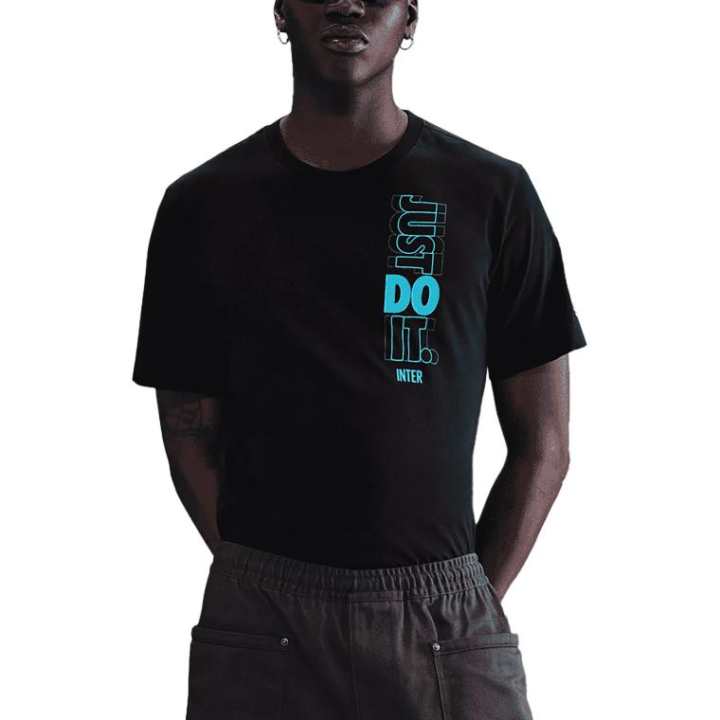 Nike Nike T Shirts Men's Black Crew Neck Regular