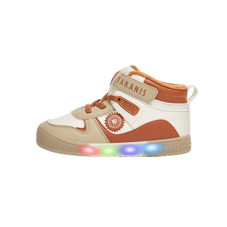 TARANIS Kids' Skateboarding Shoes White Apricot Children Aged 3 7 Years Old