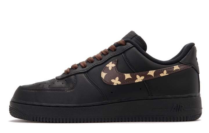 Nike Nike Air Force 1 18K Low top Skateboard Shoes Unisex Black