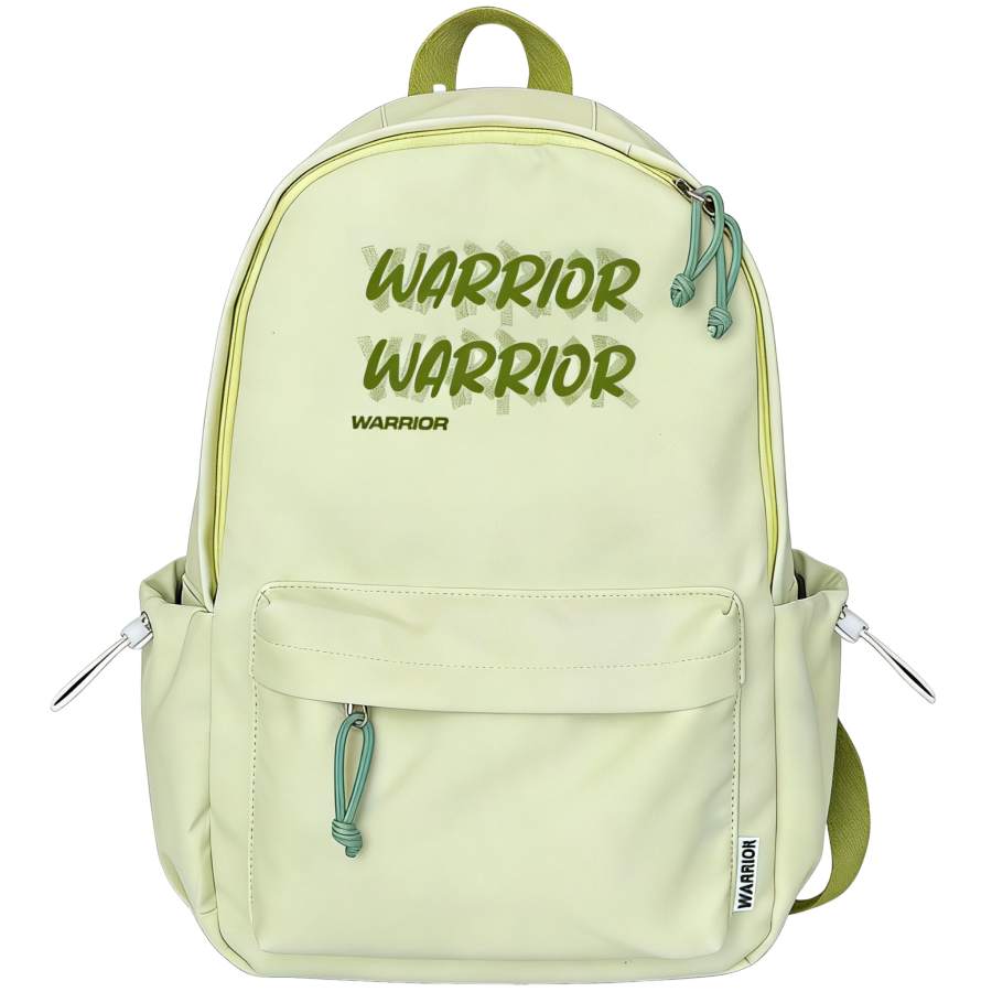 WARRIOR WARRIOR Nylon Backpack Large Unisex Burgundy/Matcha Green