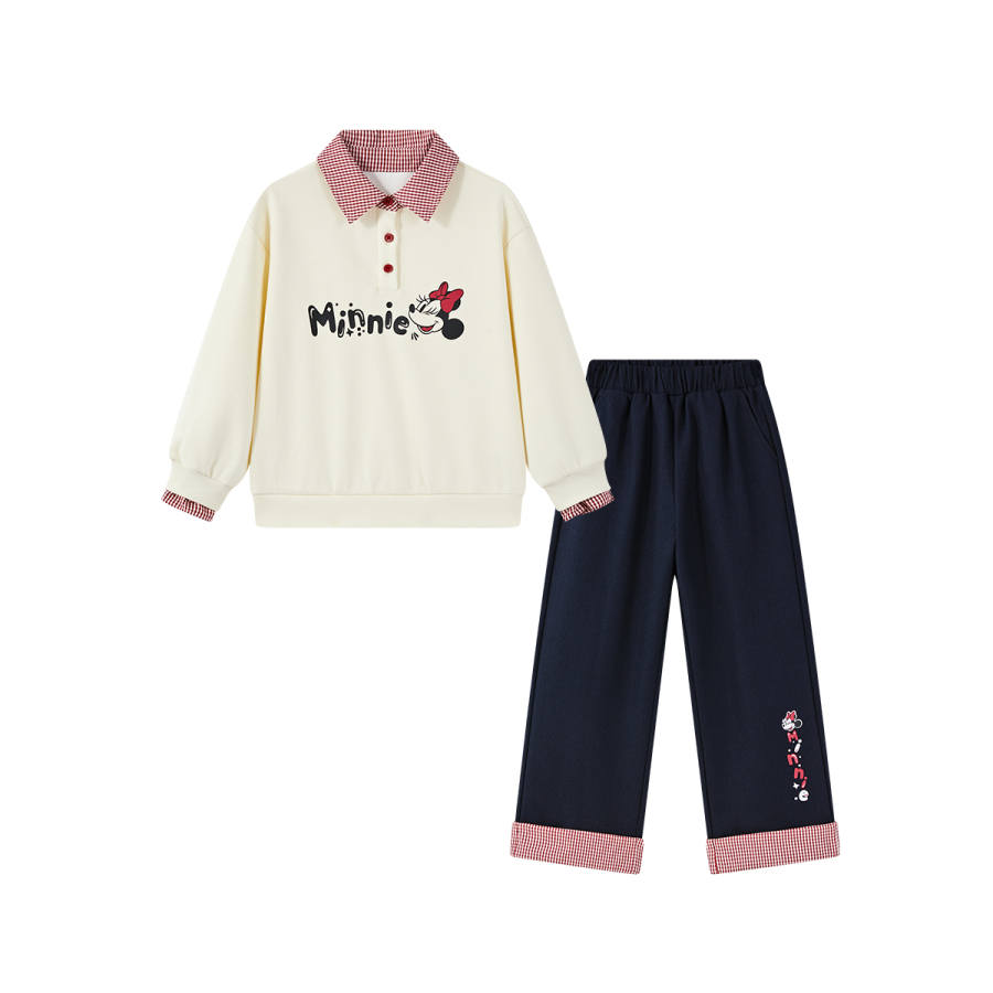 Disney Kids Casual Sportswear Lapel Moderate