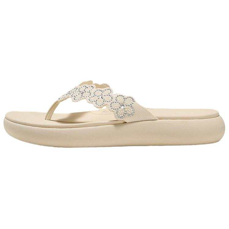 Skechers SPORT COMFORT No Special Function Flip Flops Women's Ivory