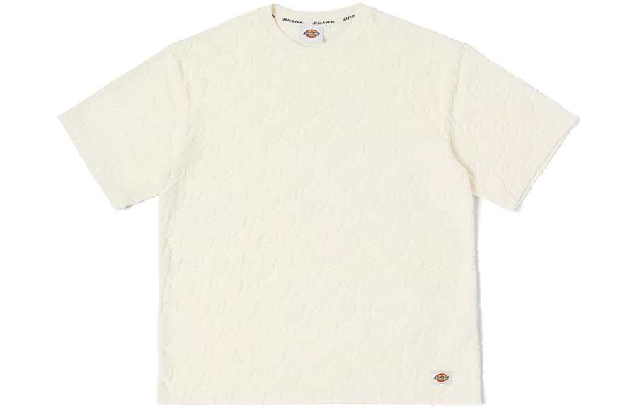 Dickies T Shirts Unisex White Crew Neck Moderate Straight Fit