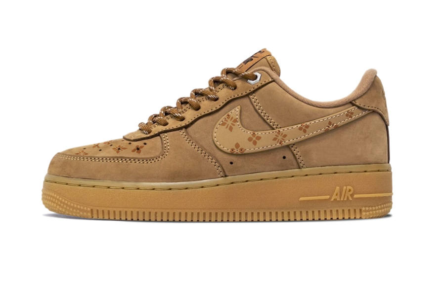Nike Nike Air Force 1 LV8 Premium Home Leather Abrasion Resistant Abrasion Resistant Low top Skateboard Shoes Unisex Brown