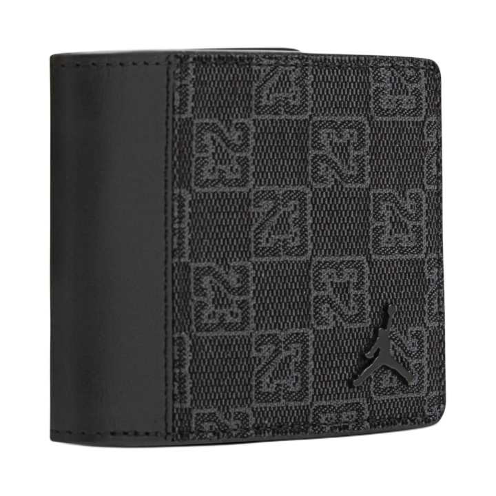 Jordan Jordan Monogram Polyester Wallet Regular Men's Black