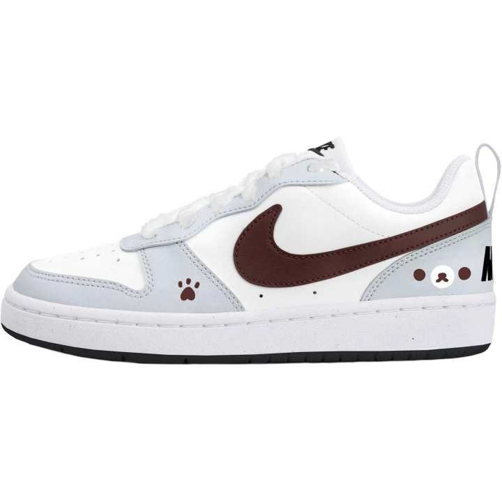 Nike Nike Court Borough 2 Low top Skateboard Shoes Women's Gray Brown