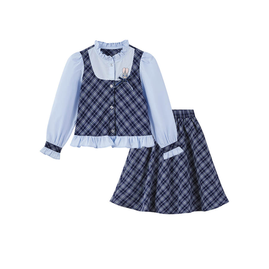 Disney Kids Two Piece Skirt Sets Crew Neck Moderate Mid Length