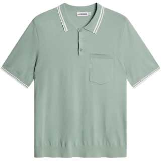 J.Lindeberg Polo Shirts Men's Green Polo Collar Moderate Other