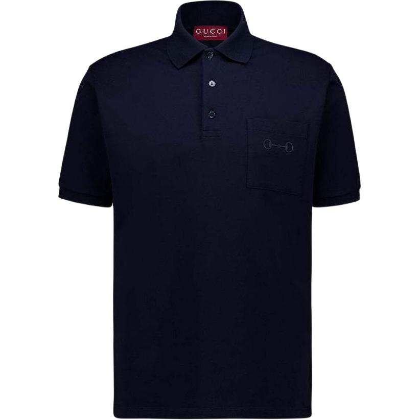 Gucci chest-pocket polo shirt