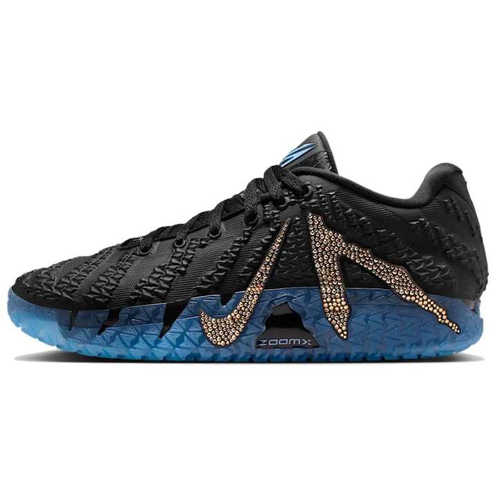 Nike Nike x Swarovski Ja Morant 3 Rebound Grip Basketball Shoes Men's Black Blue