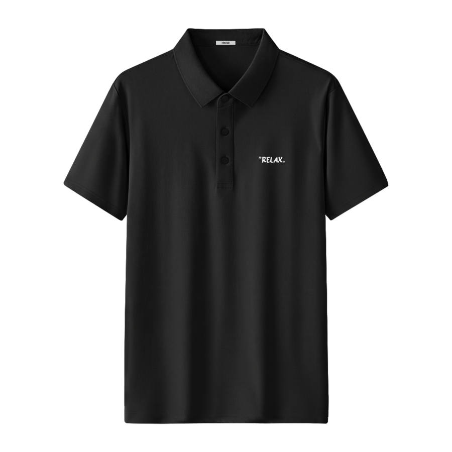 MINISO Polo Shirts Unisex Polo Collar Moderate Straight Fit