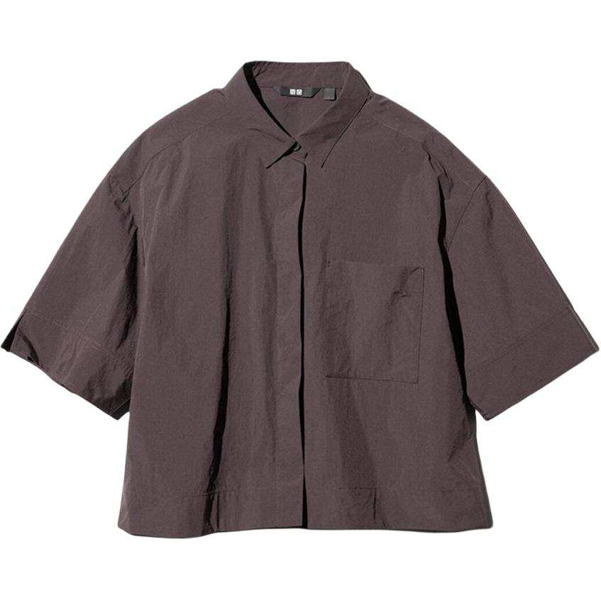 UNIQLO SS26 Shirts Women's Brown Black Moderate