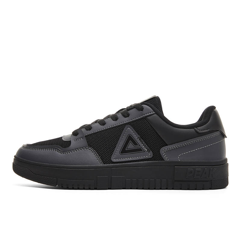 PEAK Air Force 1 Low top Skateboard Shoes Men's Black Gray