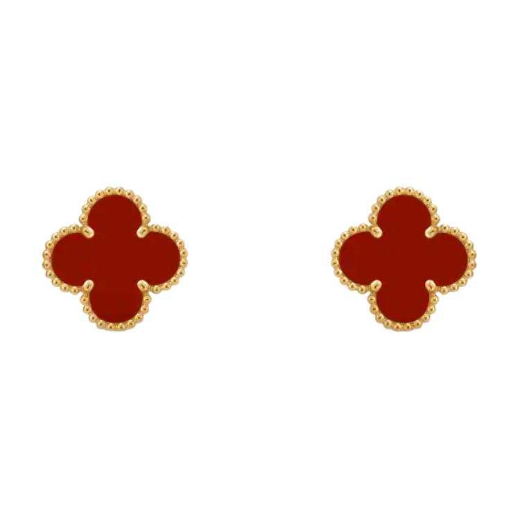 Van Cleef & Arpels Van Cleef & Arpels 2010's Alhambra Carnelian earrings