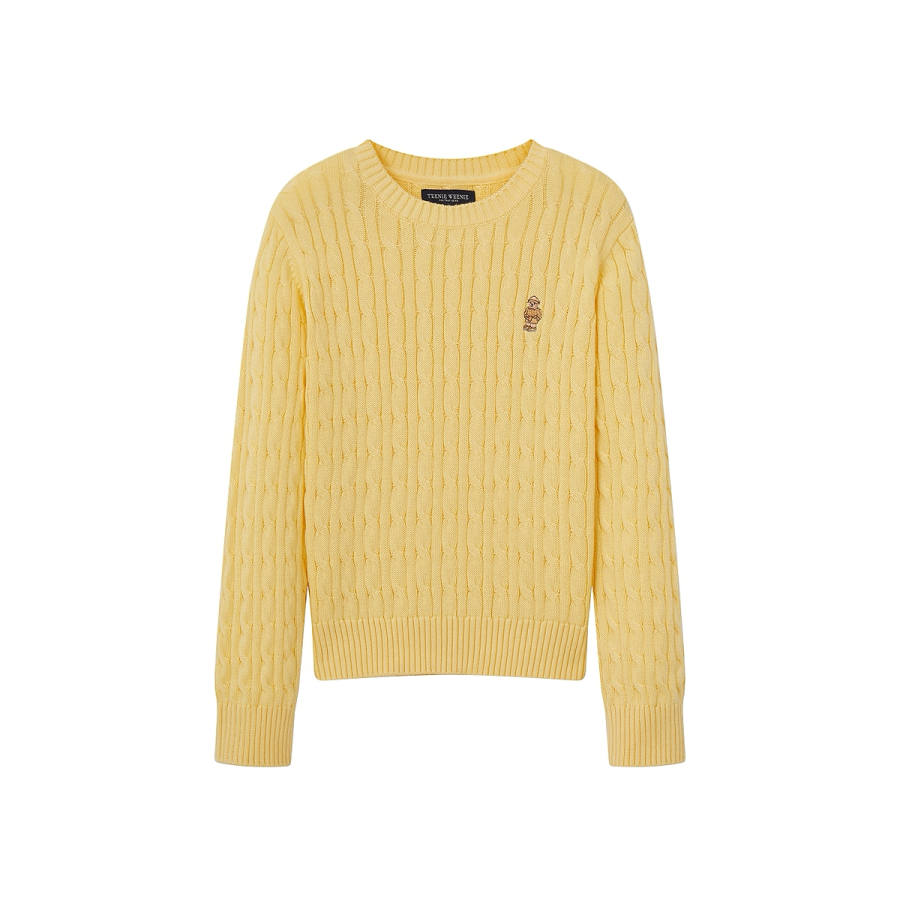 Teenie Weenie All Season Jacquard Knitted Fabric Knitwear Women's