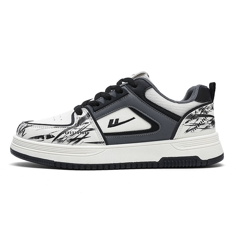 Warrior Height Increasing Abrasion Resistant Lightweight Low top Skateboard Shoes Men's