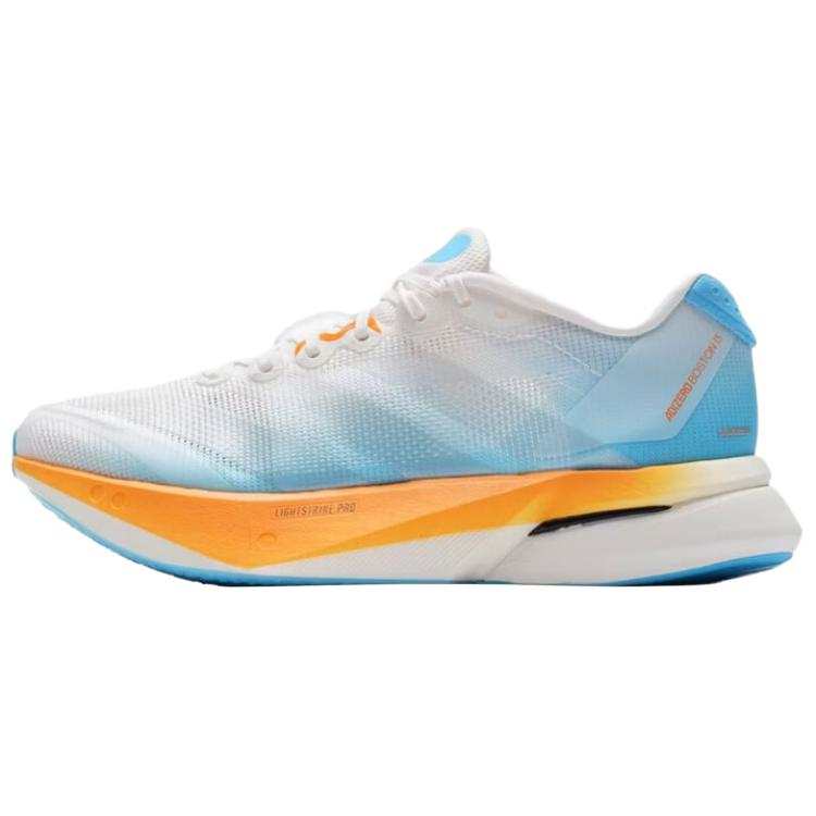 Adidas Adidas Adizero Boston 13 Fiberglass Column Marathon Running Shoes Unisex White Blue Orange