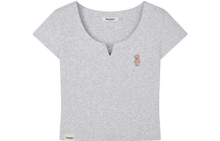 Teenie Weenie T Shirts Women's V Neck Moderate Straight Fit