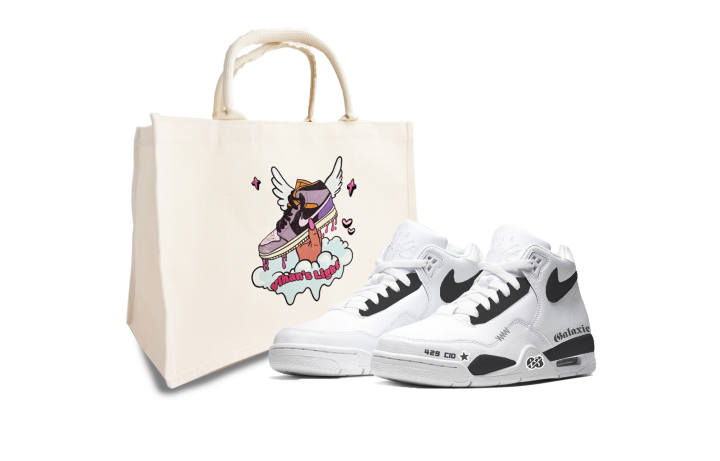 Nike Nike Flight Legacy Mid top Vintage Basketball Shoes Unisex White