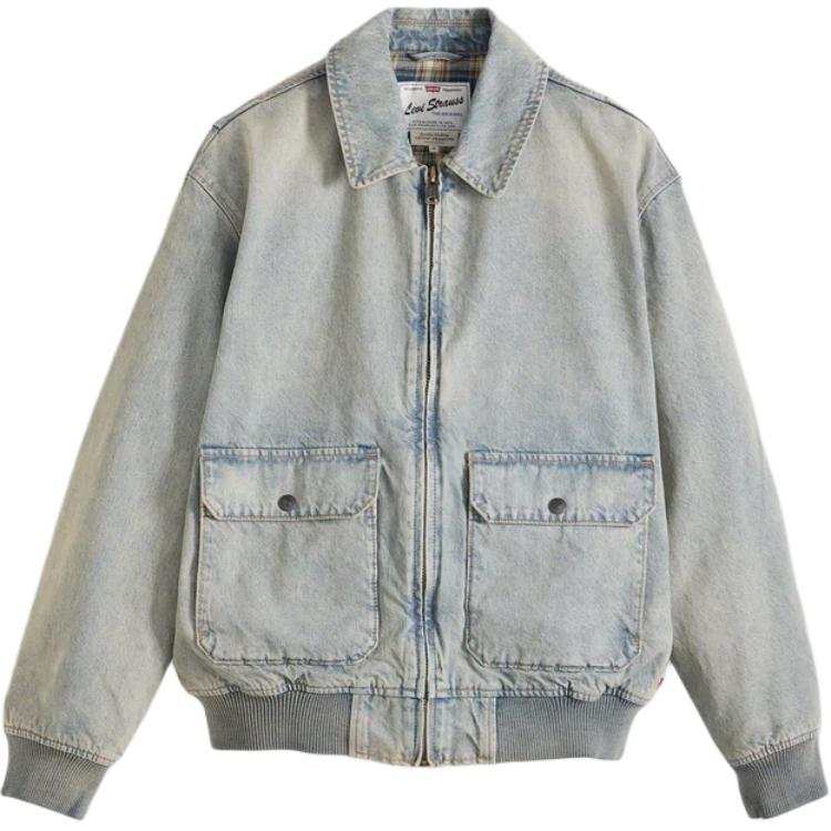 Levis Levis Denim Jackets Men's Medium Indigo Lapel Moderate