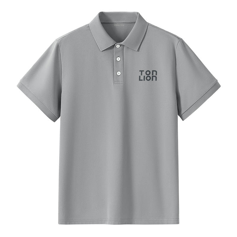 Tonlion Polo Shirts Unisex Polo Collar Moderate Straight Fit