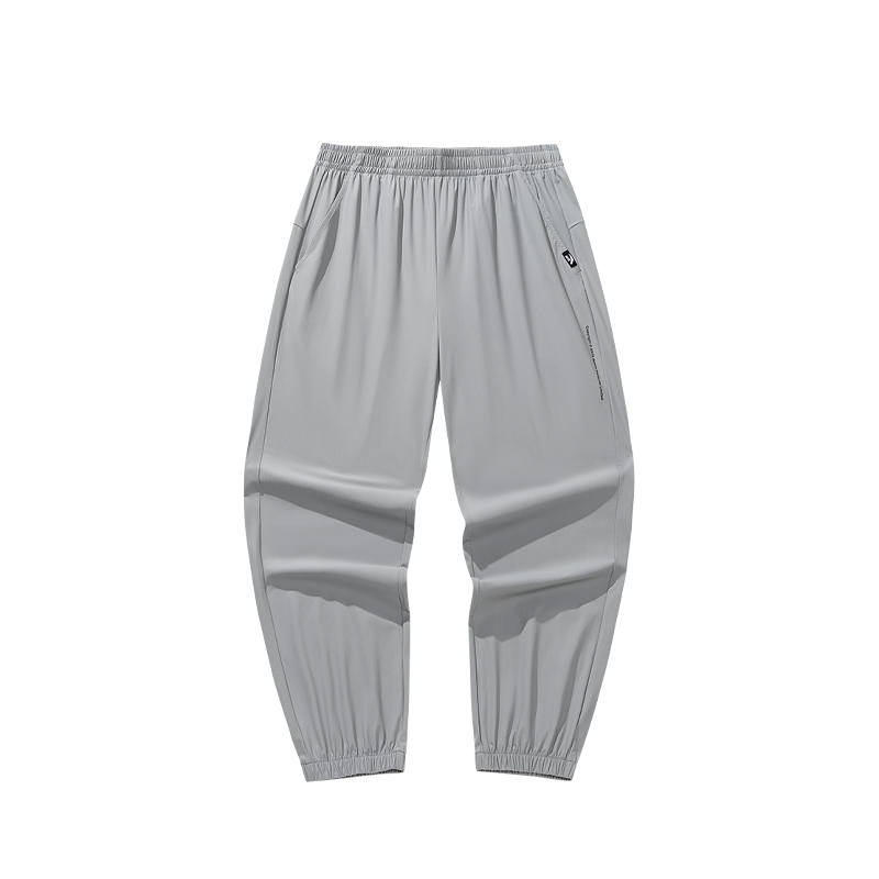 Anta Knitted Sweatpants Men's Night Feather Gray