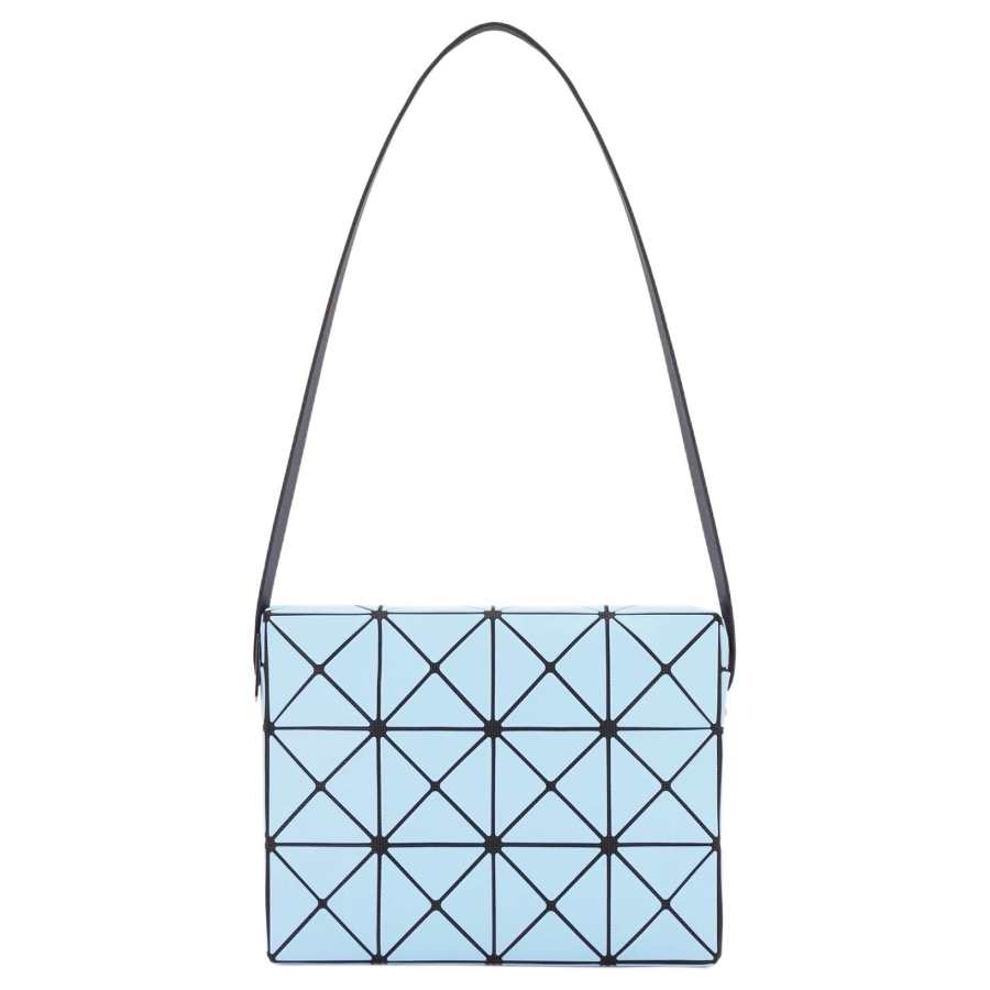 ISSEY MIYAKE Cuboid Polyvinyl Chloride Resin & Polyester Shoulder Bag Women's Blue