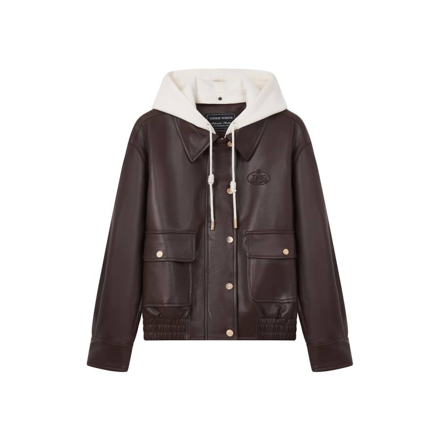Teenie Weenie Leather Jacket Women's