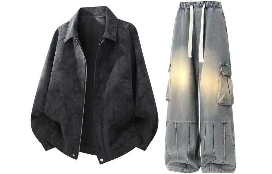 GWAF Casual Sportswear Unisex Lapel Thin