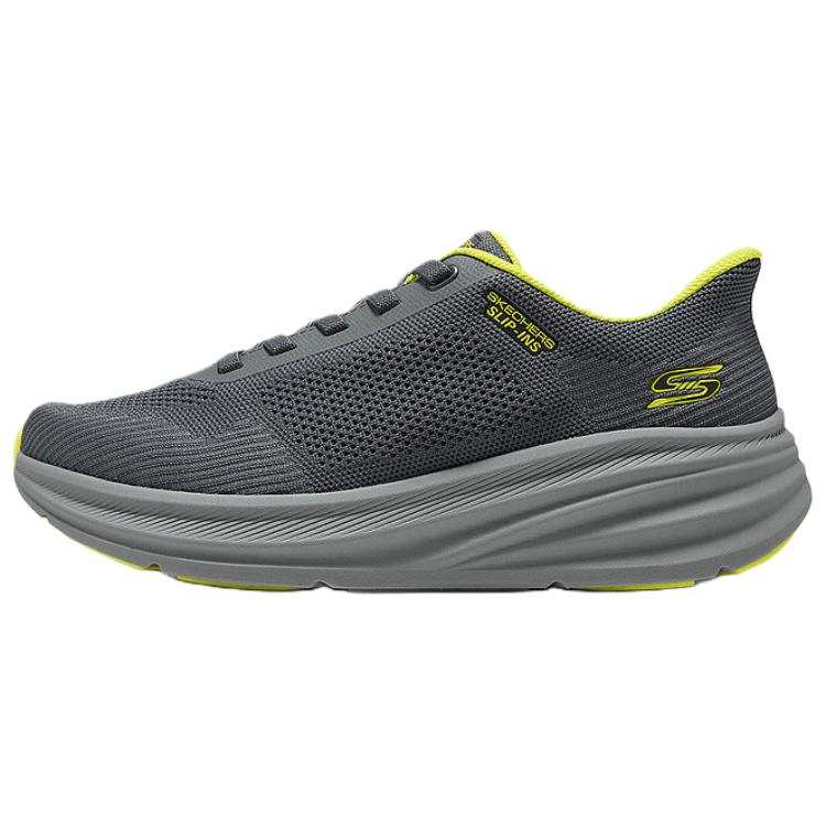 Skechers BOB'S MENS Lightweight Rebound Lightweight Rebound Low top Running Shoes Men's Charcoal Gray