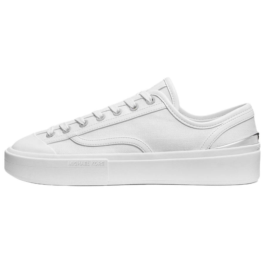 MICHAEL KORS Jude Low top Canvas Shoes Men's White