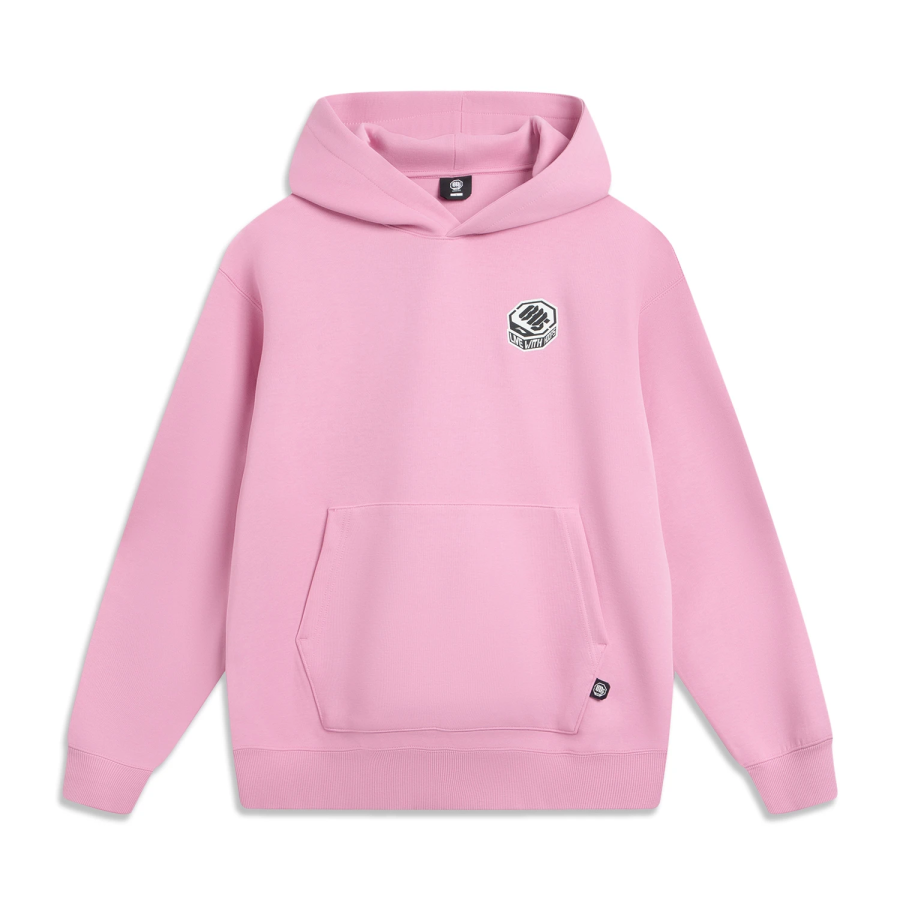 Li-Ning Li Ning Sweatshirts Men's Dream Pink Hooded Moderate Regular