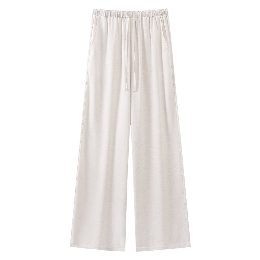 Tonlion Casual Pants Women's Thin Wide Leg Pants