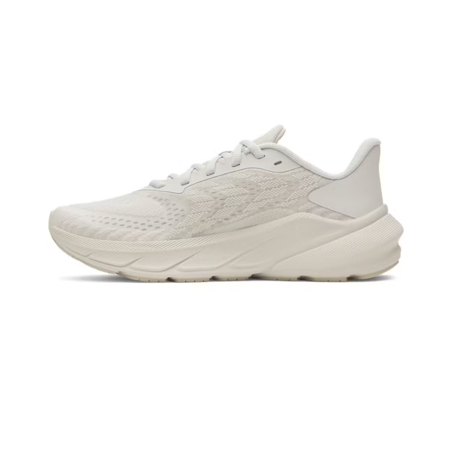 Under Armour Cushioning Abrasion Resistant Breathable Lightweight Running Shoes Women's White