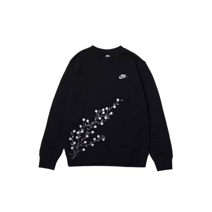 Nike Nike Sweatshirts Men's Black Crew Neck Moderate Regular