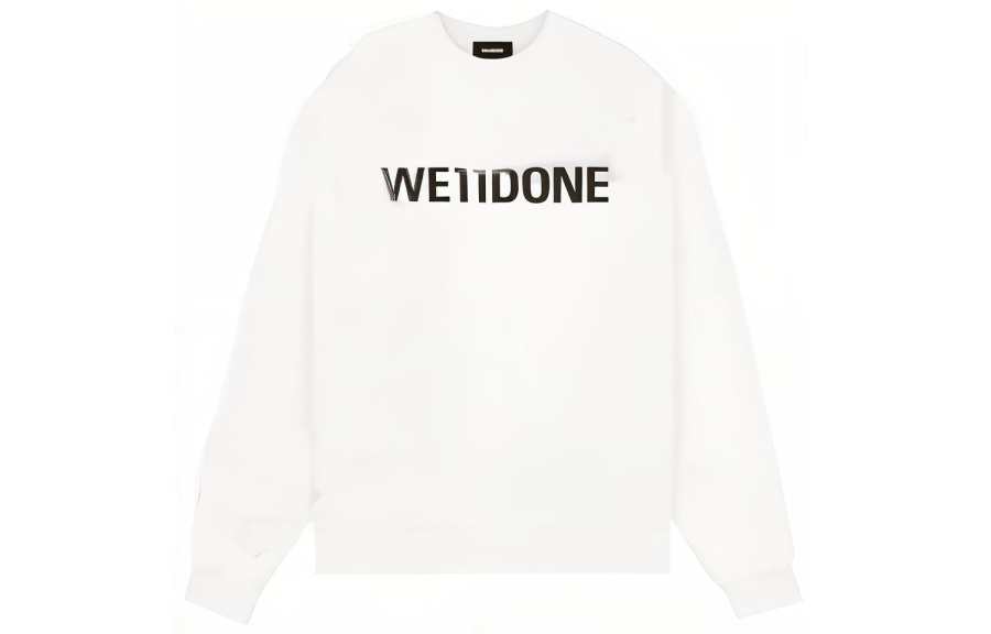 WE11DONE WE11DONE Sweatshirt Unisex White