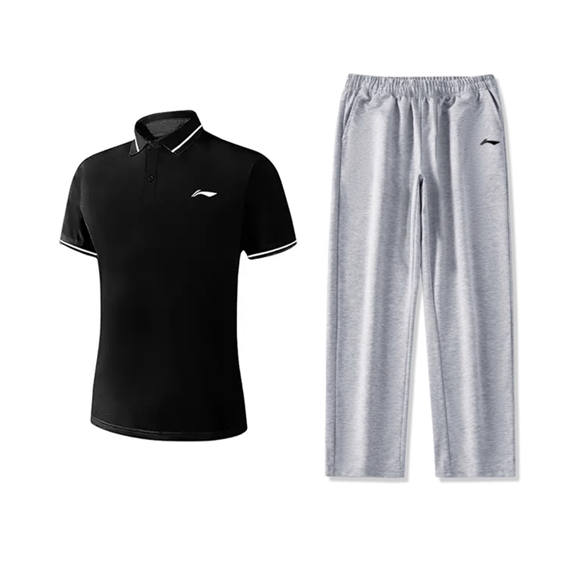 Li-Ning Li Ning Casual Sportswear Unisex Black+New Light Heather Gray
