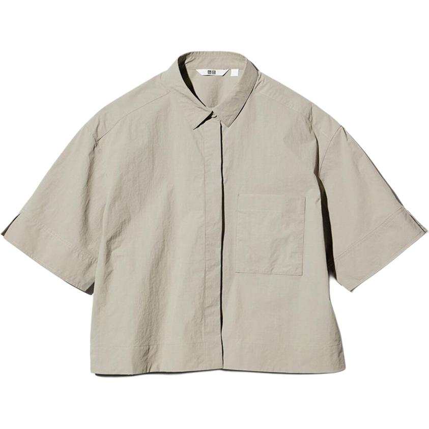 UNIQLO SS26 Shirts Women's Beige Lapel Moderate