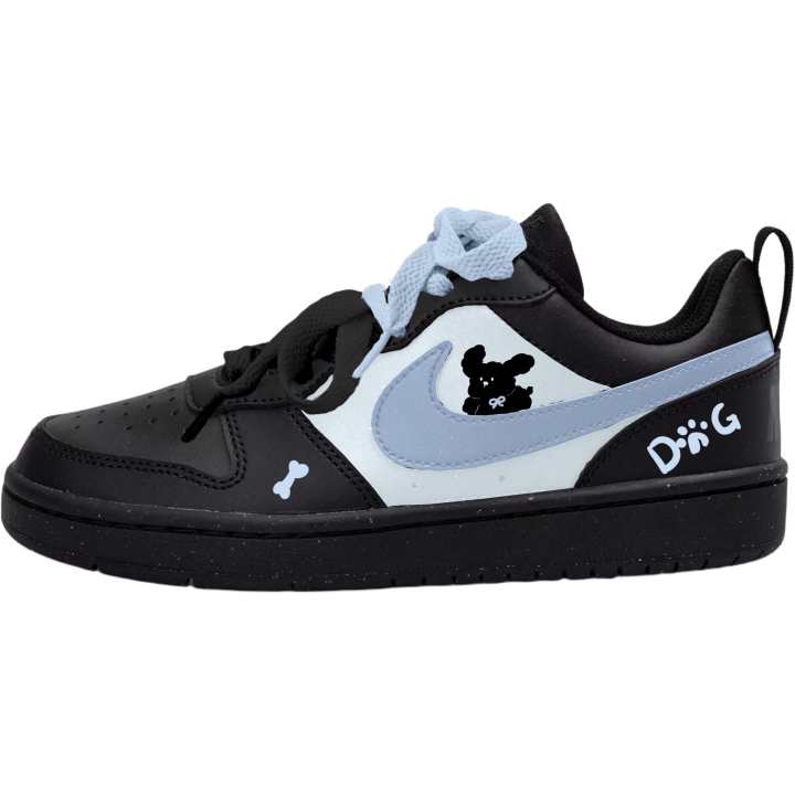Nike Nike Court Borough 2 Low top Skateboard Shoes Blue Teenagers