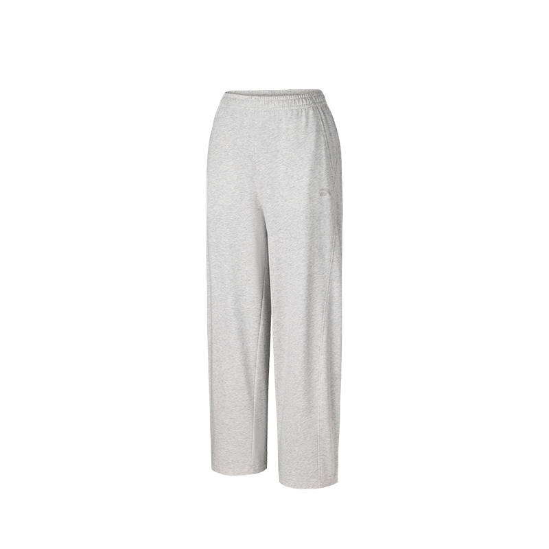 Anta Knitted Sweatpants Women's CD13 Gray Heather Gray