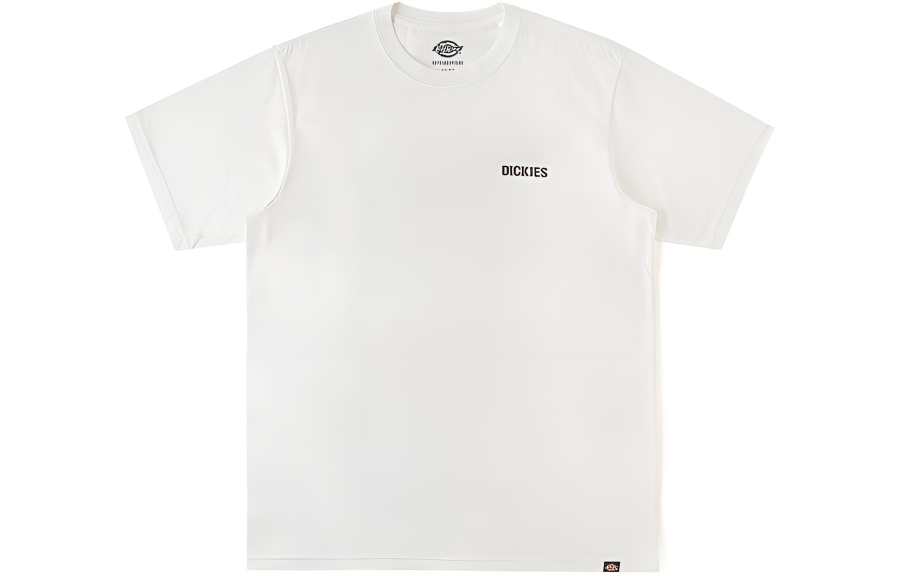 Dickies Dickies T Shirts Men's White Crew Neck Moderate