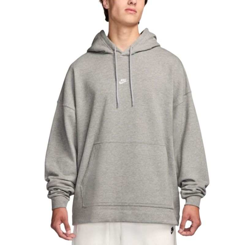 Nike Nike Club Sweatshirts Men's Dark Gray Hemp Gray/Light Smoke Gray/White Hooded Moderate
