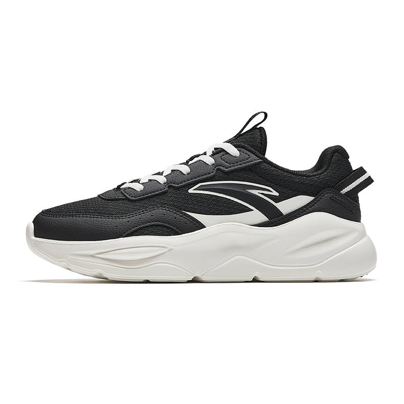 Anta Unruly Series Cushioning Abrasion Resistant Casual Shoes Women's Black White