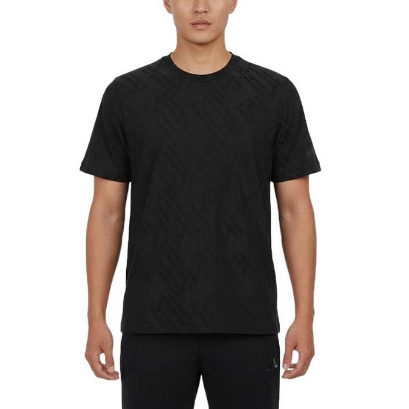 Adidas Adidas T Shirts Men's Black Crew Neck Moderate
