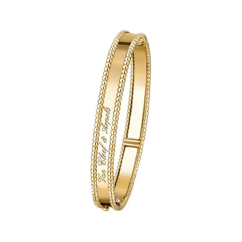 Van Cleef & Arpels Van Cleef & Arpels Perlee Series 18K Gold Bangles Unisex Gold