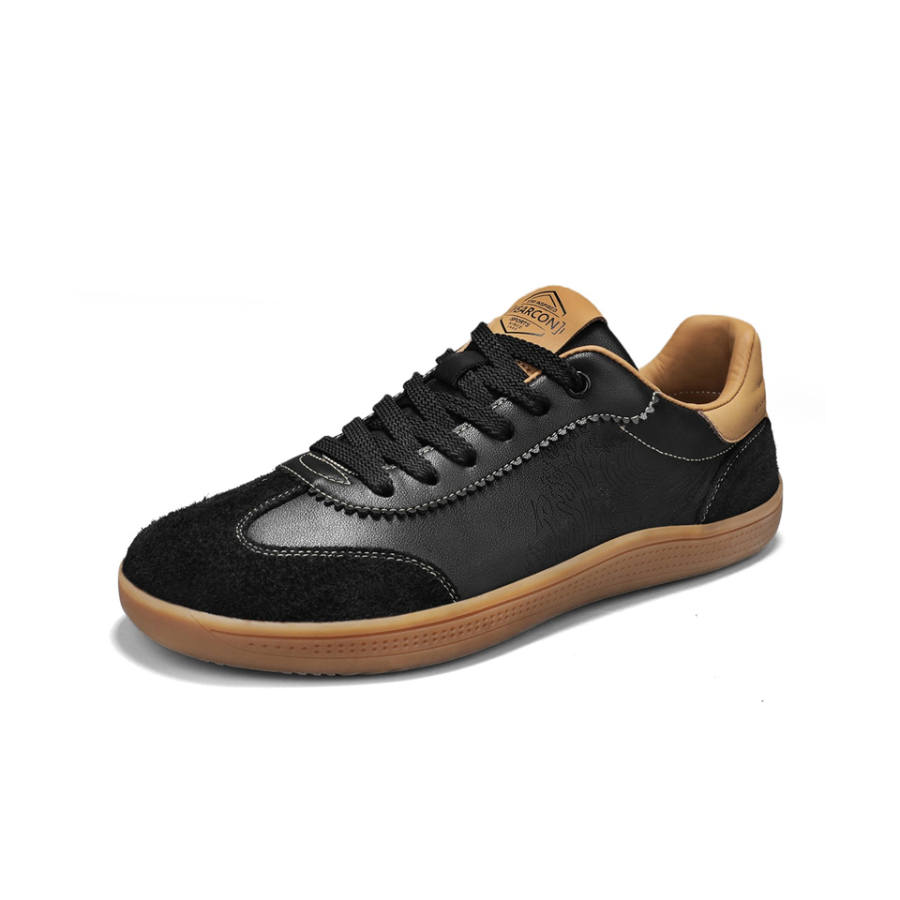 YEARCON YEARCON Skateboard Shoes Men's Low Top Black/Ecru
