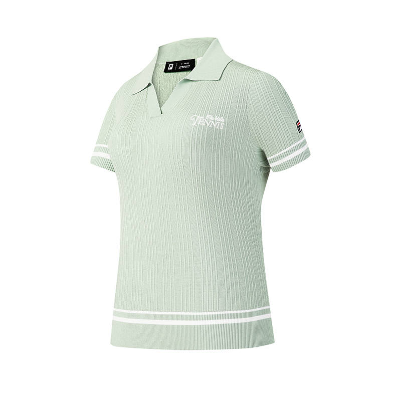 FILA Tennis Knitwear Women's Water Grass Gray Green