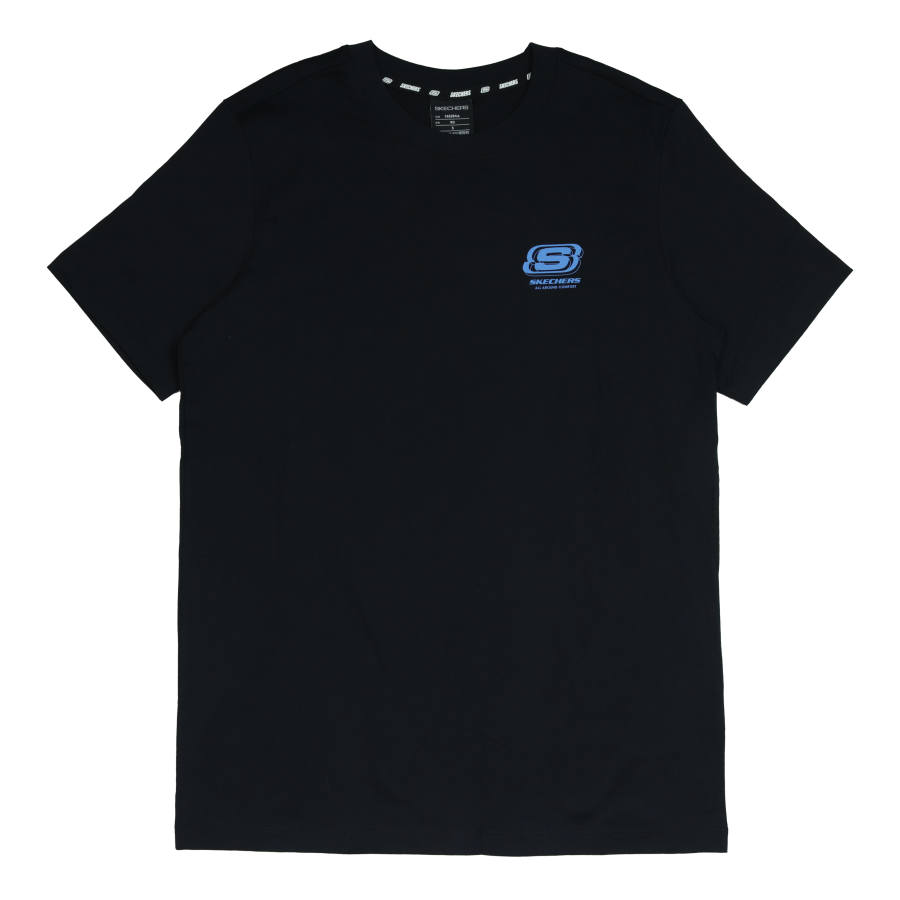 Skechers T Shirts Unisex Carbon Black Crew Neck