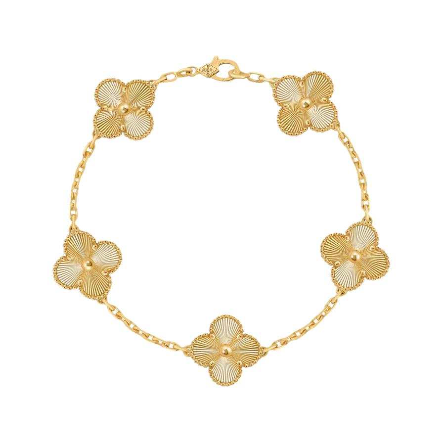 Van Cleef & Arpels Van Cleef & Arpels Alhambra 18K Gold Bracelets Unisex Gold